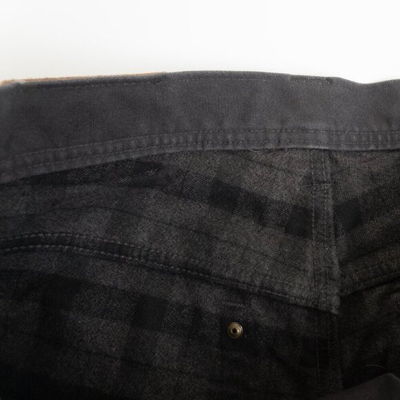 Filson Flannel Lined Dry Tin Pants Mens 30x30 Raven Dark Heavyweight Heritage - Picture 13 of 16